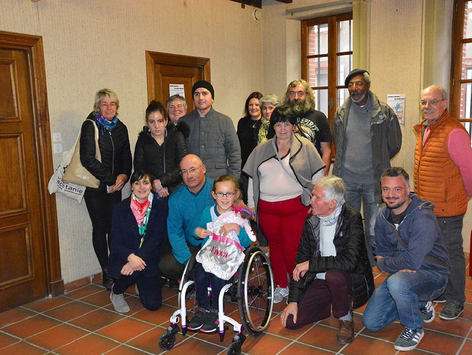 La photo de groupe avec Enora