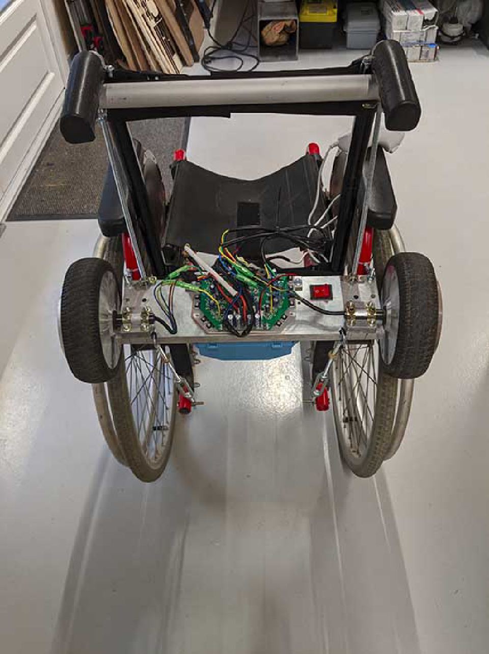 Le fauteuil vu de dos